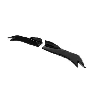 Extensii universale praguri laterale Flap Tip-E (2 buc, negru lucios, plastic ABS) foto 4