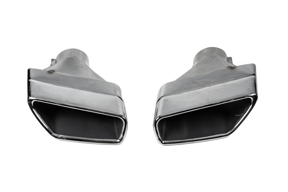 BMW Seria 5 G30/G31 2017–2023 Ornamente toba finala M-Performance Silver (2 buc) Foto 4