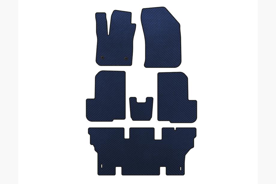 Dacia Lodgy 2012-2022 Covorase EVA (3 Randuri, 7 Locuri, Albastru) Image