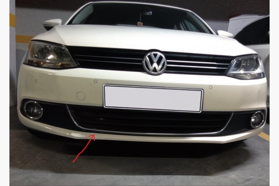 Volkswagen Jetta 2011-2018 Protectie bara fata U 2011-2014 inox Image