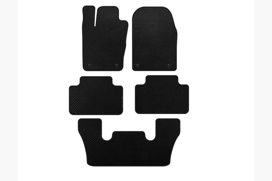 Dodge Durango 2010- Covorase EVA (3 Randuri, Negru) Image