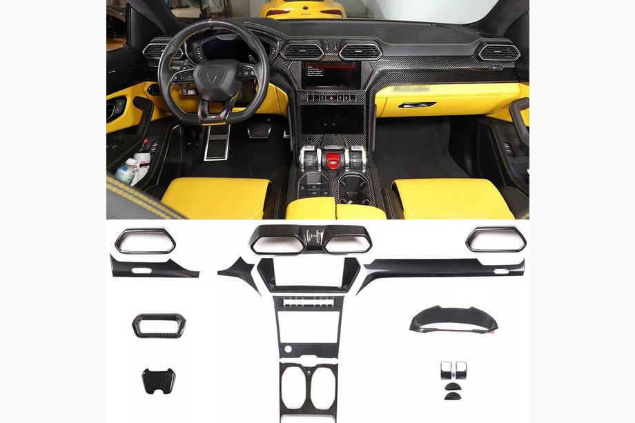 Lamborghini Urus 2018- Insertii carbon interior Image