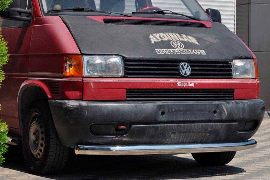 Volkswagen T4 Transporter 1990-2003 Protectie Fata ST008 (Inox) 42mm Foto 2