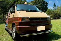 Volkswagen T4 Caravelle/Multivan 1990–2003 Protectie Fata ST008 (Inox) foto 8