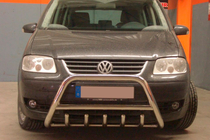 Volkswagen Touran 2003-2010 Bullbar WT003 (Inox) 60 mm, cu inscriptie foto 2