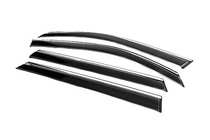 Dacia Duster 2024- Deflectoare geamuri cu ornament cromat (4 buc, Niken) foto 6