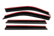 Dacia Duster 2024- Deflectoare geamuri cu ornament cromat (4 buc, Niken) foto 8
