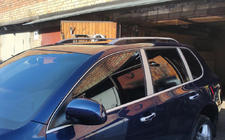 Porsche Cayenne 2003–2010 Bare longitudinale Skyport (argintiu) foto 4