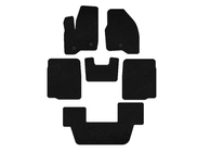 Ford Explorer 2011-2019 Covorase textile Classic (3 randuri, 2011-2015, Negru) foto 1