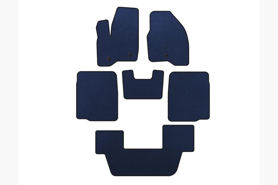 Ford Explorer 2011-2019 Covorase EVA (3 Randuri, 2011-2015, Albastru) Image