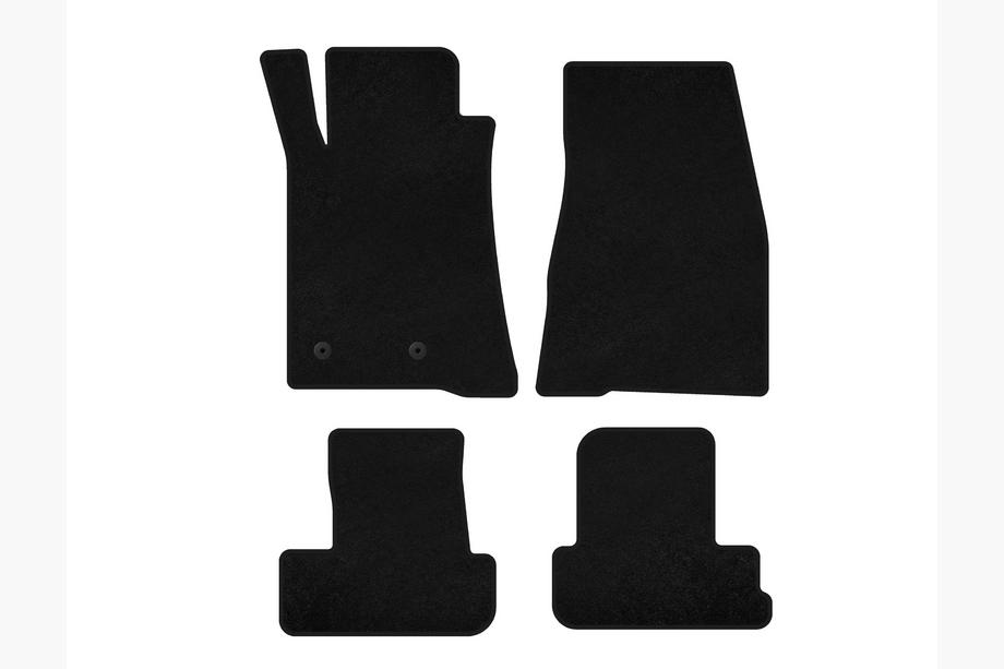 Ford Mustang 2005-2014 Covorase textile Classic (2009-2014, GT, Cabriolet, Negru) Foto 1