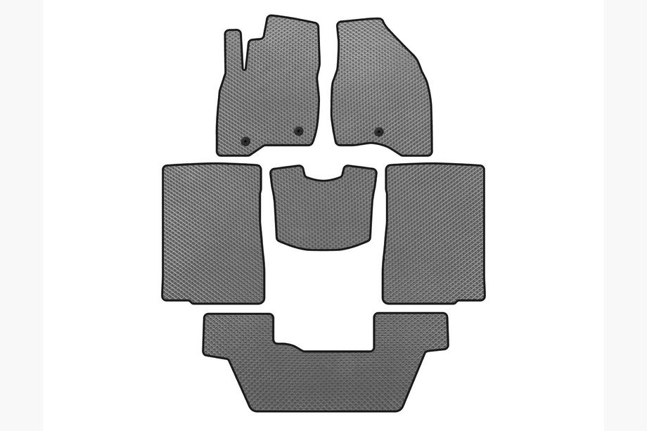 Ford Explorer 2011-2019 Covorase EVA (2015-2017, 3 randuri, 7 locuri, Gri) Image