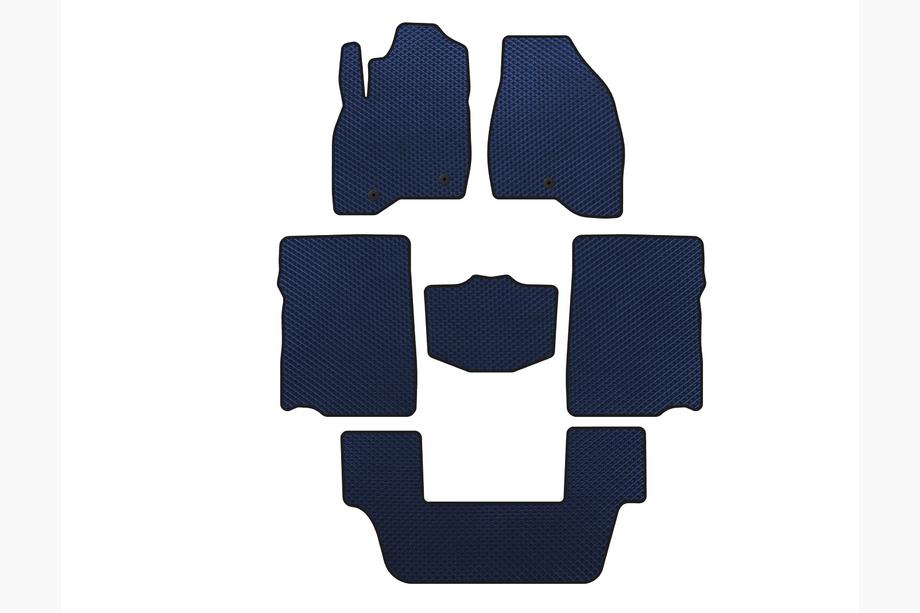 Ford Explorer 2011-2019 Covorase EVA (2017-2019, randul 3, 7 locuri, Albastru) Image
