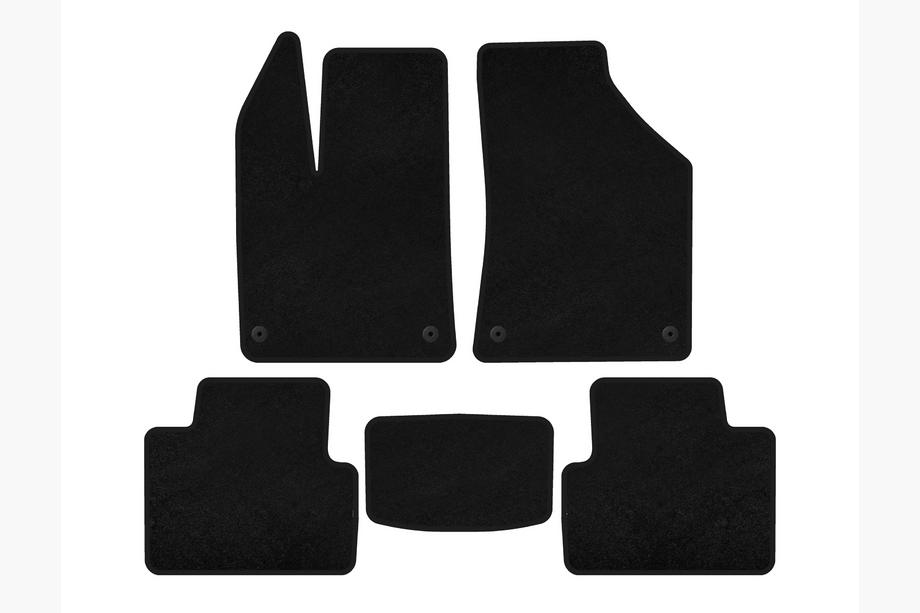 Chrysler 200 I 2010-2014 Covorase textile Premium (Negru) Image