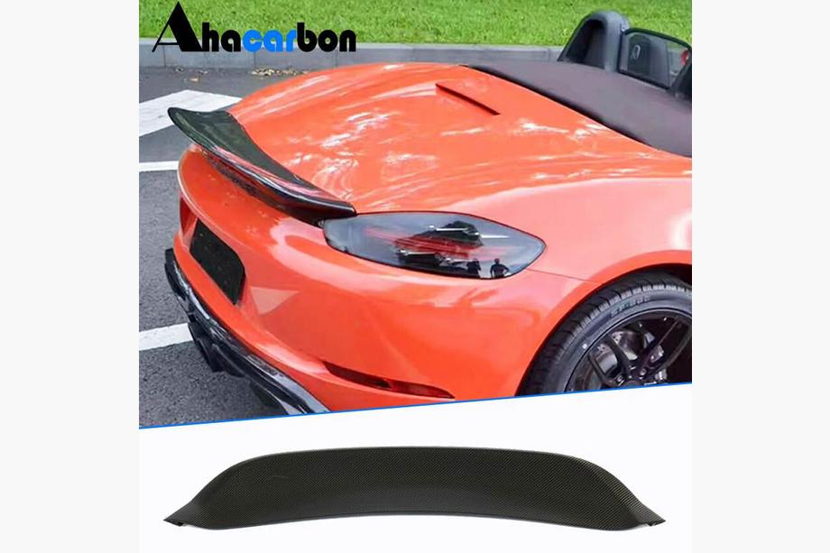 Porsche Boxster/Cayman 982 (718) 2016- Spoiler V1 (pentru Boxster, Carbon) Image