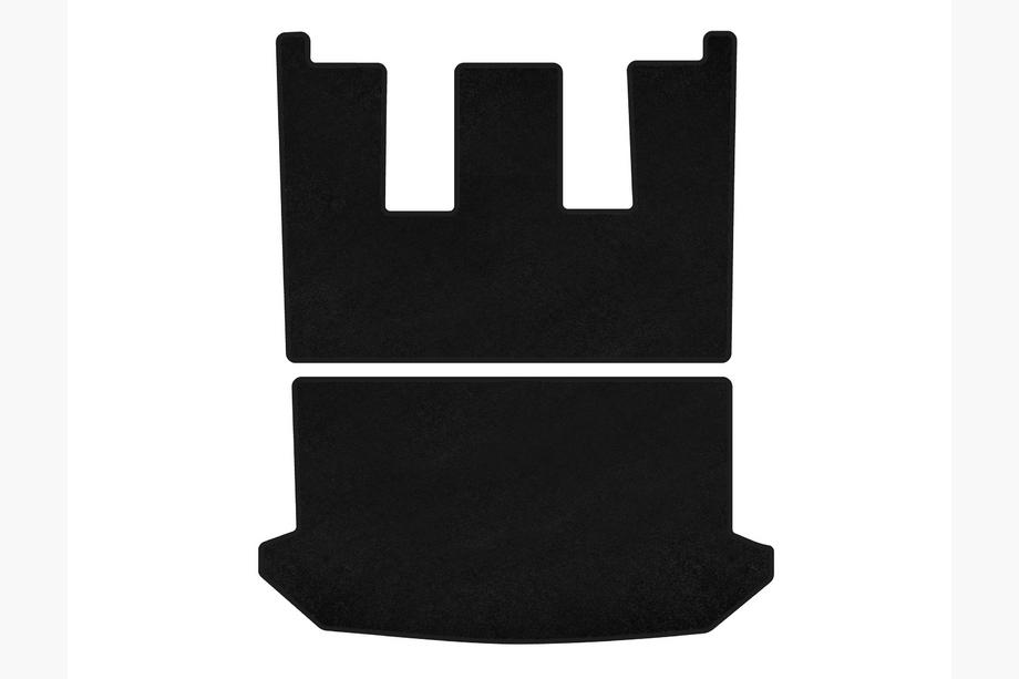 Citroen C-8 2002-2014 Covoras portbagaj textil Premium v1 (Negru) Foto 1
