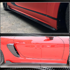 Porsche Boxster/Cayman 982 (718) 2016- Praguri Laterale V1 (2016-2019, Carbon) foto 5