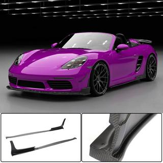 Praguri Laterale V2 (2016-2019, Carbon) Porsche Boxster/Cayman 982 (718) 2016- foto 1