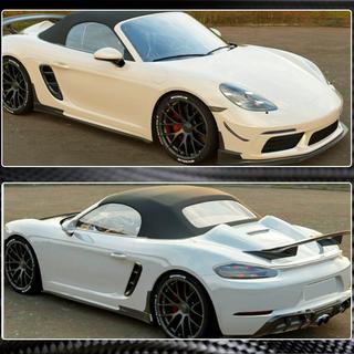 Praguri Laterale V2 (2016-2019, Carbon) Porsche Boxster/Cayman 982 (718) 2016- foto 3