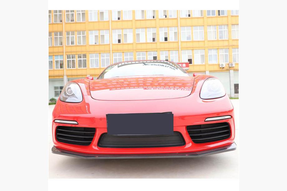 Porsche Boxster/Cayman 982 (718) 2016- Prelungire bara fata Lip V2 (2016-2019, carbon) Foto 3