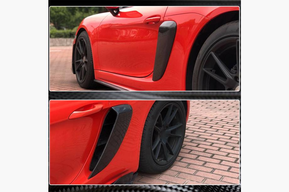 Porsche Boxster/Cayman 982 (718) 2016- Capace Aripi Spate (2016-2019, Carbon) Foto 4