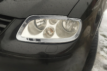 Volkswagen Caddy 2004-2010 Capace Faruri (2 buc, Otel Inoxidabil) foto 1