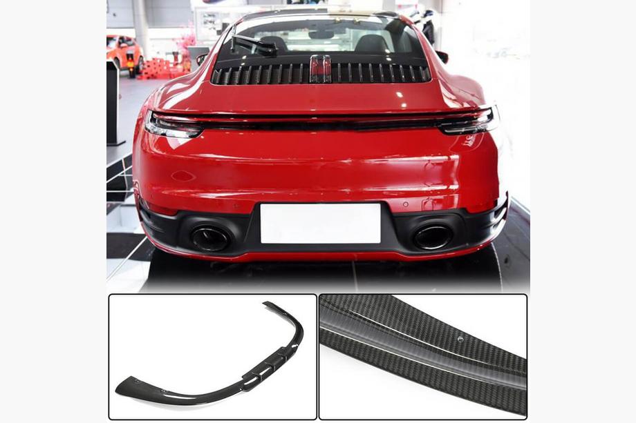 Porsche 911 (992) 2018– Difuzor bara spate pentru Carrera/Targa, Carbon Foto 1