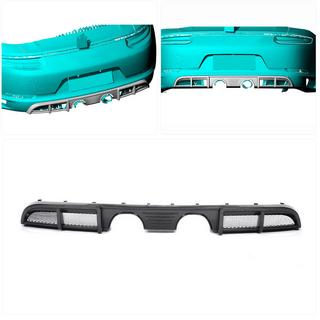Difuzor bara spate pentru Carrera 4 GTS 2017-2018, Carbon Porsche 911 (991) 2011–2019 foto 2