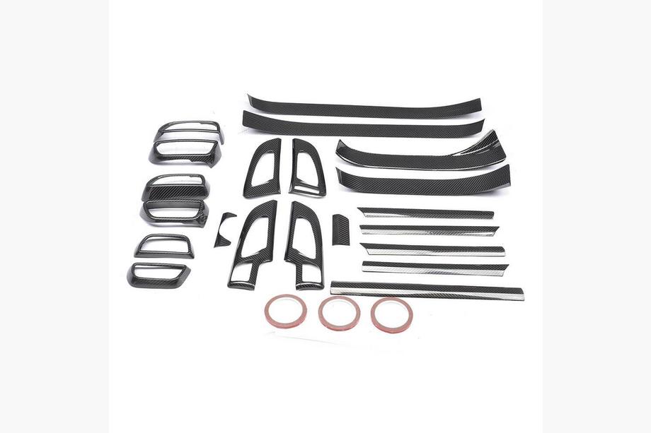 Porsche Cayenne 2010-2017 Kit insertii interioare carbon (2015-2018) Foto 1