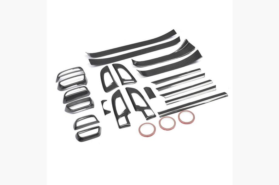 Porsche Cayenne 2010-2017 Kit insertii interioare carbon (2015-2018) Foto 2