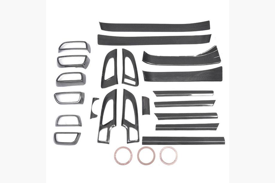 Porsche Cayenne 2010-2017 Kit insertii interioare carbon (2015-2018) Foto 4