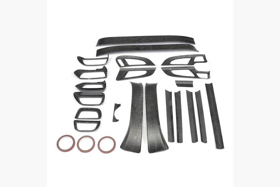 Porsche Cayenne 2010-2017 Kit insertii interioare carbon (2015-2018) Foto 7