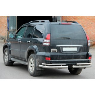 Coltare spate duble AK003-1 (2 buc, inox) Toyota Land Cruiser Prado 120 2002-2009 foto 1