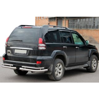 Coltare spate duble AK003-1 (2 buc, inox) Toyota Land Cruiser Prado 120 2002-2009 foto 3