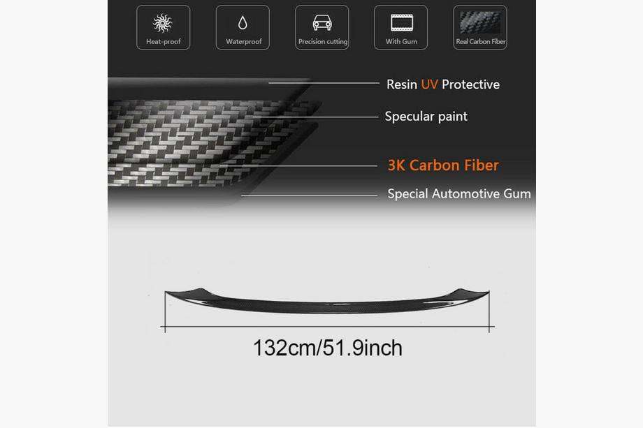 Porsche Cayenne 2010-2017 Spoiler inferior (2015-2018, Carbon) Foto 6