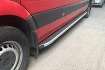 Mercedes Sprinter W906 2006–2018 Praguri laterale Fullmond (2 buc, aluminiu) Ampatament Mediu foto 1