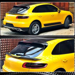 Spoiler inferior (2014-2021, Carbon) Porsche Macan 2014-2024 foto 3