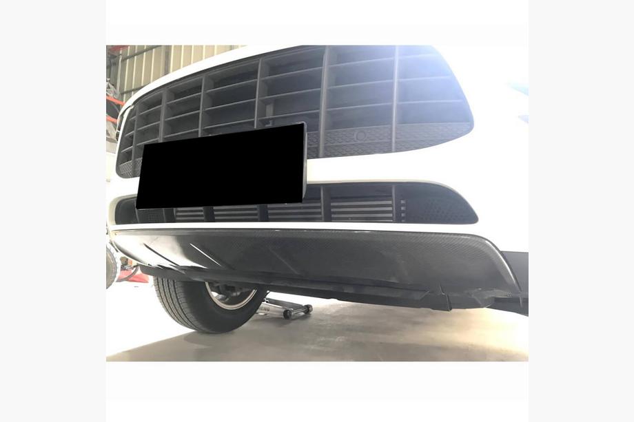 Porsche Macan 2014-2024 Lip bara fata V1 (2014-2018, Carbon) Foto 3
