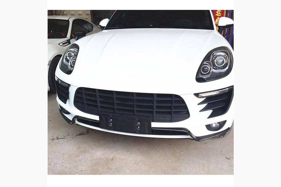 Porsche Macan 2014-2024 Flaps Bara Fata Carbon (2014-2018) Foto 2