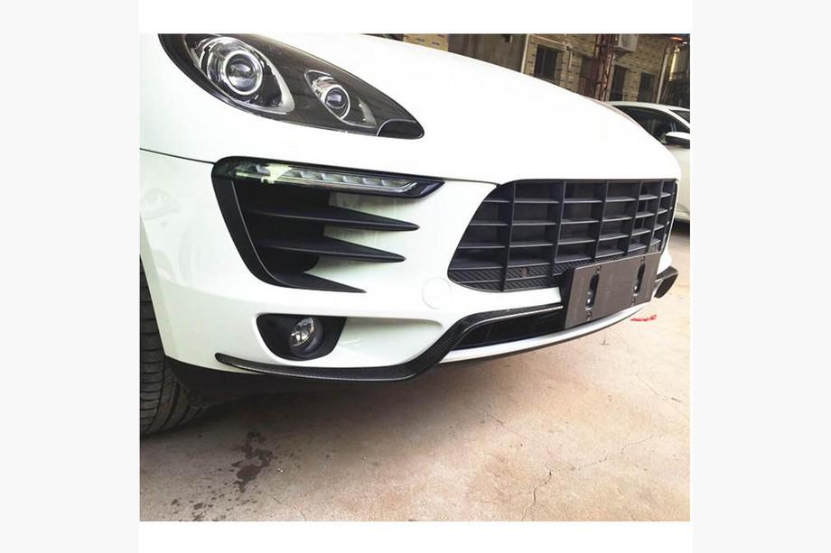 Porsche Macan 2014-2024 Flaps Bara Fata Carbon (2014-2018) Foto 3