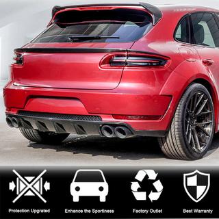 Spoiler inferior (2014-2018, Carbon) Porsche Macan 2014-2024 foto 3