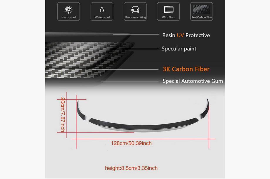 Porsche Macan 2014-2024 Spoiler inferior (2014-2018, Carbon) Foto 6