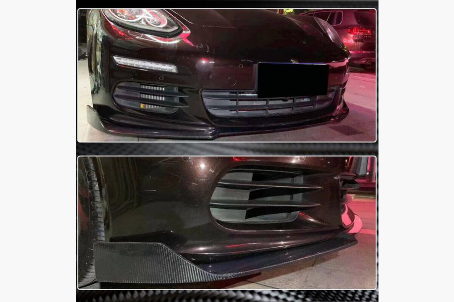 Porsche Panamera 2009-2016 Lip bara fata (pentru Base 2013-2016, Carbon) Foto 4
