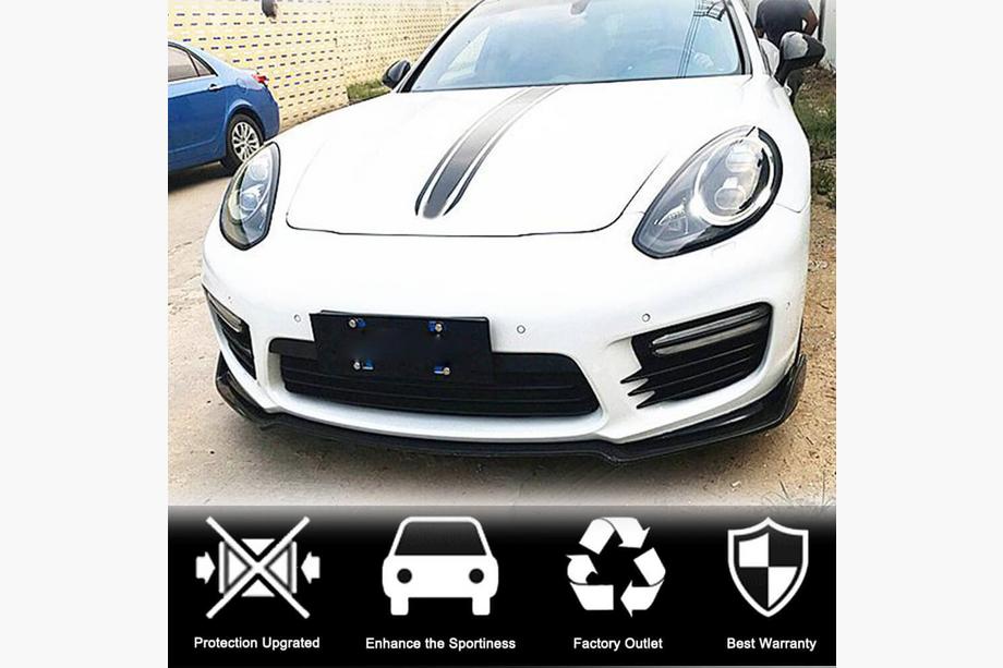 Porsche Panamera 2009-2016 Lip bara fata V2 (pentru Turbo/Turbo S/GTS) Foto 2