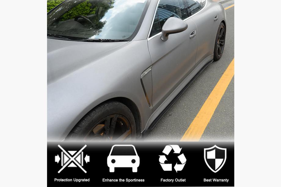 Porsche Panamera 2009-2016 Praguri Laterale V2 (2009-2013, Carbon) Foto 2