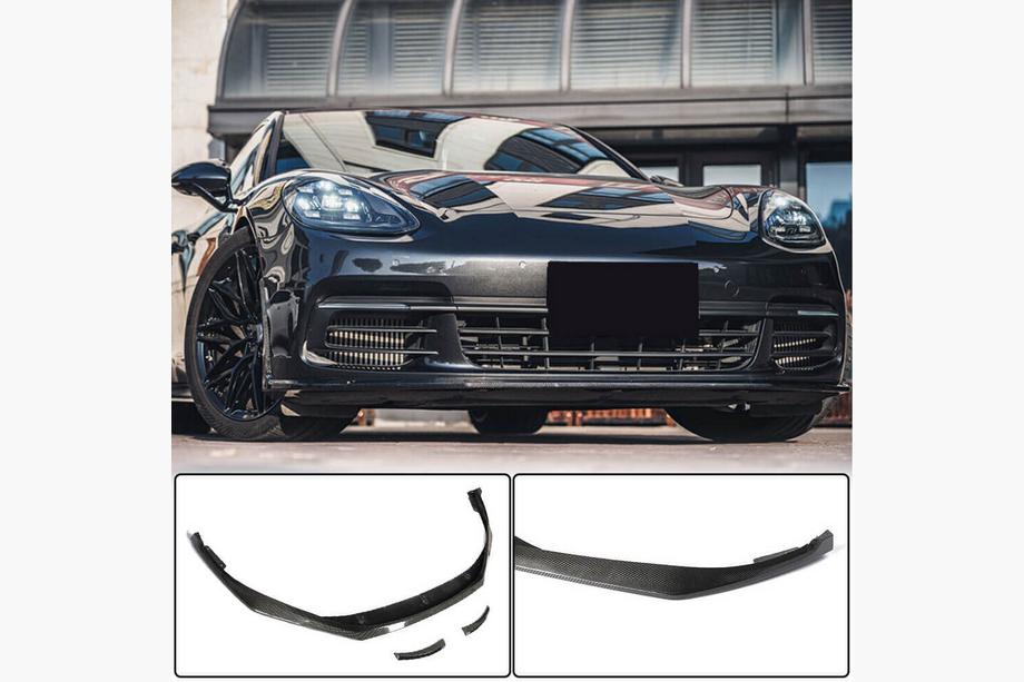 Porsche Panamera 2016-2023 Prelungire Bara Fata Lip (2016-2020, Carbon) Foto 1