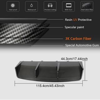 Difuzor bara spate (pentru 2019-2024 Turbo S SD, Carbon) foto 4