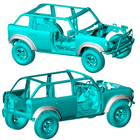 Ford Bronco 2021- Extensii aripi (Carbon) foto 2