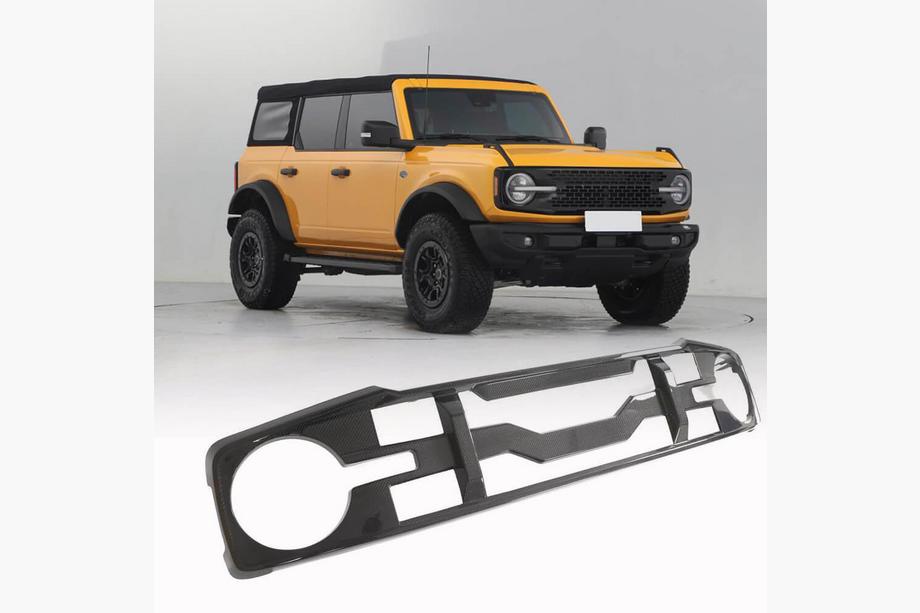 Ford Bronco 2021- Grila Fata V1 (Carbon) Foto 1