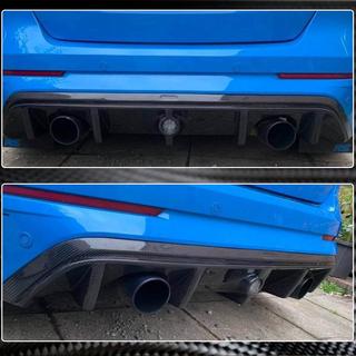 Difuzor Bara Spate (pentru RS 2015-2017, Carbon) Ford Focus III 2011-2017 foto 3